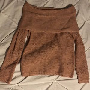 Off the shoulder sweater